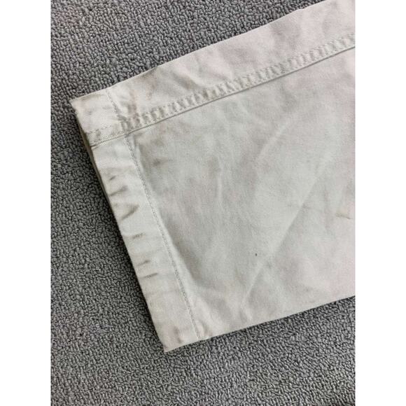 Vintage Matchstick Cargo Pants Men M 30 Cotton Multi Pocket Zip Utility Workwear - Picture 10 of 11